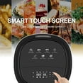 thumbnail image 4 of Toytexx 4L Air Fryer, 1400W Compact Cooker with 7 Presets, LED Touch, Non-Stick Basket, Auto Shut-Off- White, 4 of 6