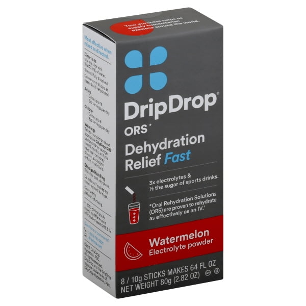 Drip Drop DripDrop Electrolyte Powder, 8 ea