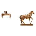 thumbnail image 1 of Porta Rollos De Papel Higiénico Con Forma De Búho Y Figura De Caballo, Decoración De Dibujos Animados, Fácil Instalación, Organizador De Rollos De Papel Higiénico, Esculturas De Animales,, 1 of 8