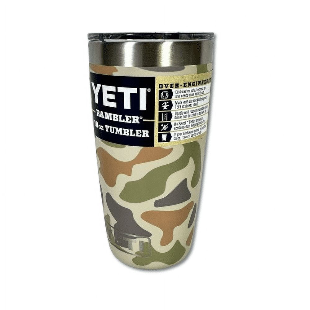 YETI Rambler 10oz Tumbler, Stainless Steel - Tan Camo - Walmart.com