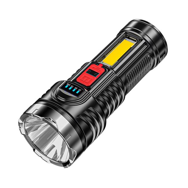 USB recargable G5 + COB LED Beads Linterna Antorcha portátil Pantalla de alimentación Lamparas Tmvgtek Para estrenar