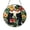 Acrylic 3.5 Inch, variant on Toucan Pair with Tropical Flowers Suncatcher – Stained Glass Style Window Art
