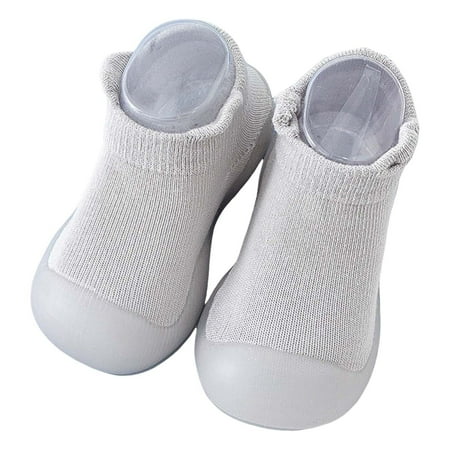 

BECLOTH Children Socks Fashion New Pattern Simple Solid Color Non Slip Floor Shoes Comfortable Walking Socks Shoes