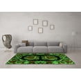 thumbnail image 3 of Ahgly Company Indoor Rectangle Medallion Green French Area Rugs, 2' x 5', 3 of 4