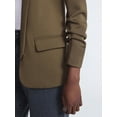 thumbnail image 4 of Scoop Women's and Women’s Plus Ultimate ScubaKnit Relaxed Blazer with Scrunch Sleeves, Sizes XS-4X, 4 of 4