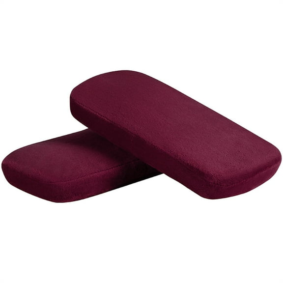 Dusknt Chair Arm Cover Burgundy, Gloves,Extra Thick Chair Armrest Cushions Pillow Pressure Chair Gaming Chair Armrest with Memory Foam Armrest Pads 2 Piece Set of Chair (Gray)