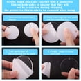 thumbnail image 3 of 48 Pcs/ensemble Disque Rond en Acrylique Remplacement Suspendu Unisexe Sacs Vierges Peints Transparents Hommes Femmes Pendentif Fabrication Porte-Clés Vierge, 3 of 9