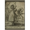 thumbnail image 1 of 24"x36" Gallery Poster, old woman and death by Wenceslas Hollar, 1 of 1