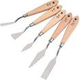 thumbnail image 2 of Set Of 5 Stainless Palette Knives, Palette Knives Set, 2 of 5