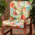 thumbnail image 6 of Greendale Home Fashions Outdoor Tufted 42'' x 21'' Chair Cushion, Breeze Floral, 6 of 9