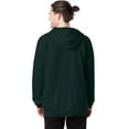 thumbnail image 3 of Hanes Ultimate Men's Full-Zip Heavyweight Fleece Hoodie Deep Forest S, 3 of 4