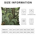 thumbnail image 5 of Nawypu  Throw Pillow Cover Lily  Valley Fern Floral Buds Leaves Stems Hand Drawn Wildflower Spring Plant Square Pillow Case Cushion Cover for Home Car Decorative, 5 of 5