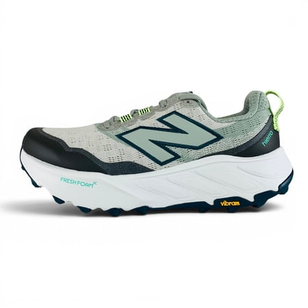 New Balance Fresh Foam X Hierro v9 Grey Matter Medusa Green Men's Extra Wide 4E Trail Running Shoes MHIER8R9, Men's U.S. Shoe Size 9