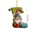 thumbnail image 3 of Wmkox8yii Santa Claus Christmas Ornament,Christmas Tree Ornament Santa Claus Hanging Ornaments Acrylic Funny Decorative Hanging Ornaments for Car Holiday Xmas Tree Decoration, 3 of 4