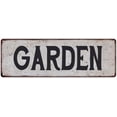 thumbnail image 1 of GARDEN Vintage Look Rustic Metal 6x18 Sign City State 106180041032, 1 of 1