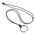 thumbnail image 5 of 2x Braided Leather Cord Necklace for Men Women Vintage Cord Chain Necklace with, 5 of 8