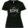 thumbnail image 3 of Inktastic It's Home- State of Ohio outline Women's Plus Size T-Shirt, 3 of 5