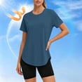 thumbnail image 5 of AnuYalue Women's Sun Shirts UPF 50+ Sun Protection Short Sleeve Athletic T-Shirt Lightweight Top Tshirts Swim Tee Shirt, 5 of 9