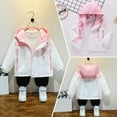 thumbnail image 2 of TANYSU Girls Spring Jacket Casual Windbreaker Coat Long Sleeve For Kids 4-15 Years Lightweight Outdoor Sports Outerwear Tops For Child Solid Color Daily Wear, 2 of 9