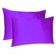 thumbnail image 3 of Silky Satin Pillowcases Set of 2 for Hair and Skin Standard King Queen Bed Pillow Cases Bedroom Decor Online, 3 of 7