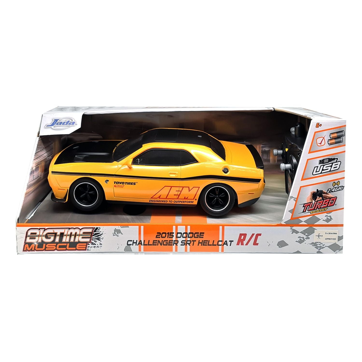 1:16 R/C 2015 Dodge Challenger SRT Hellcat