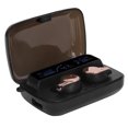 thumbnail image 4 of Auriculares inalámbricos con Bluetooth, miniauriculares deportivos táctiles de doble oreja con pantalla LED Digital de potencia M18, 4 of 5