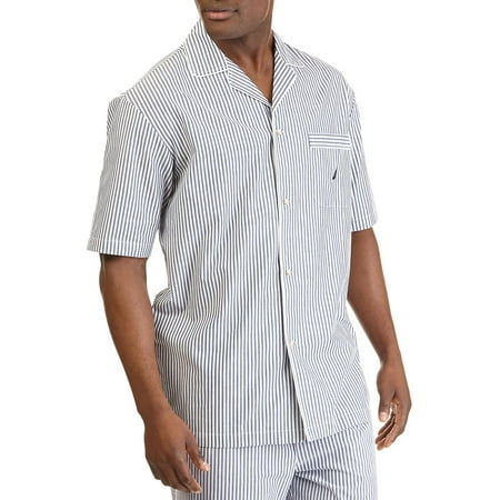 Nautica WS41S5 Anchor 100% Cotton Poplin Camp Shirt