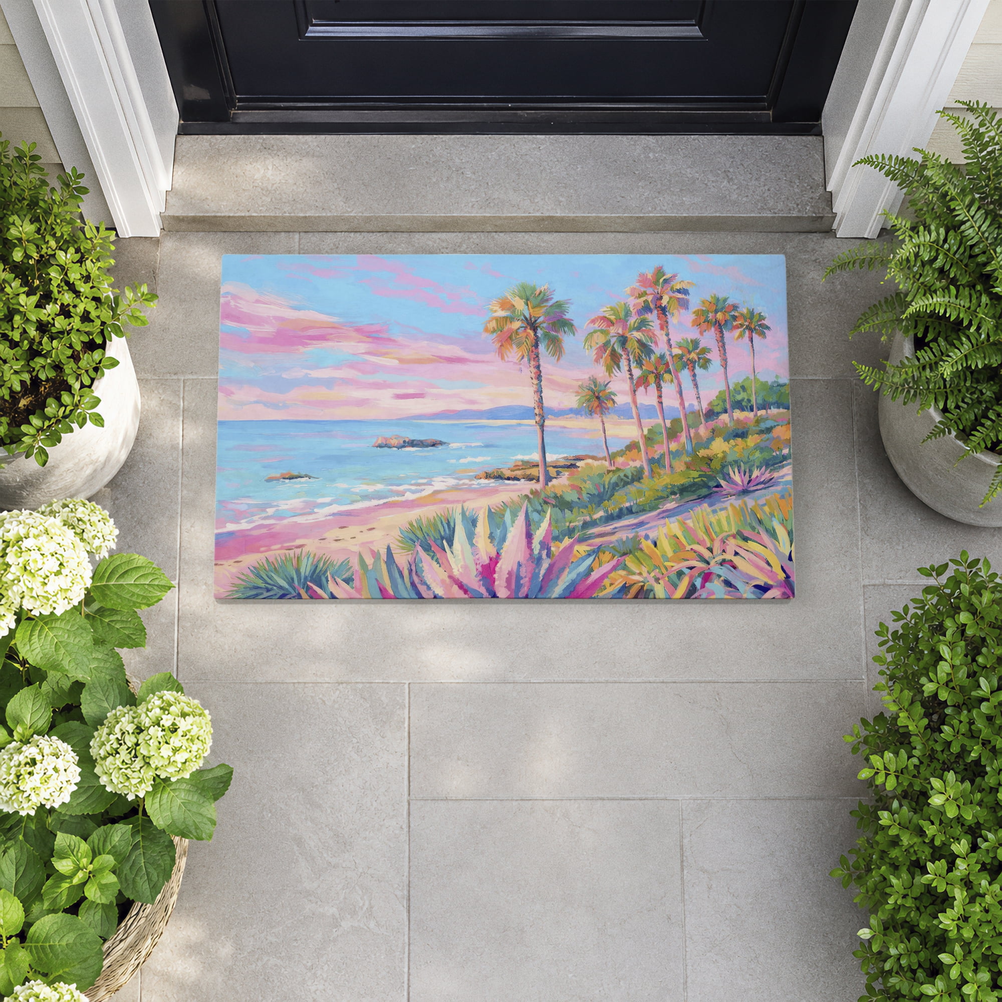 Stupell Industries Lush & Scenic Tropics Printed Outdoor Door Floor Mat, design by Ziwei Li