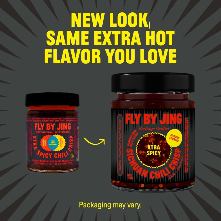 Fly By Jing Xtra Spicy Sichuan Chili Crisp 6oz Vegan Hot Sauce