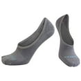 thumbnail image 5 of ZeroSock Mens Bamboo Super Low Invisible Socks With Mesh Ventilation with Anti-Slip Gel Heel Grip (4 Pairs Per Box) (Men's Size 12.5-15, Charcoal Gray), 5 of 9