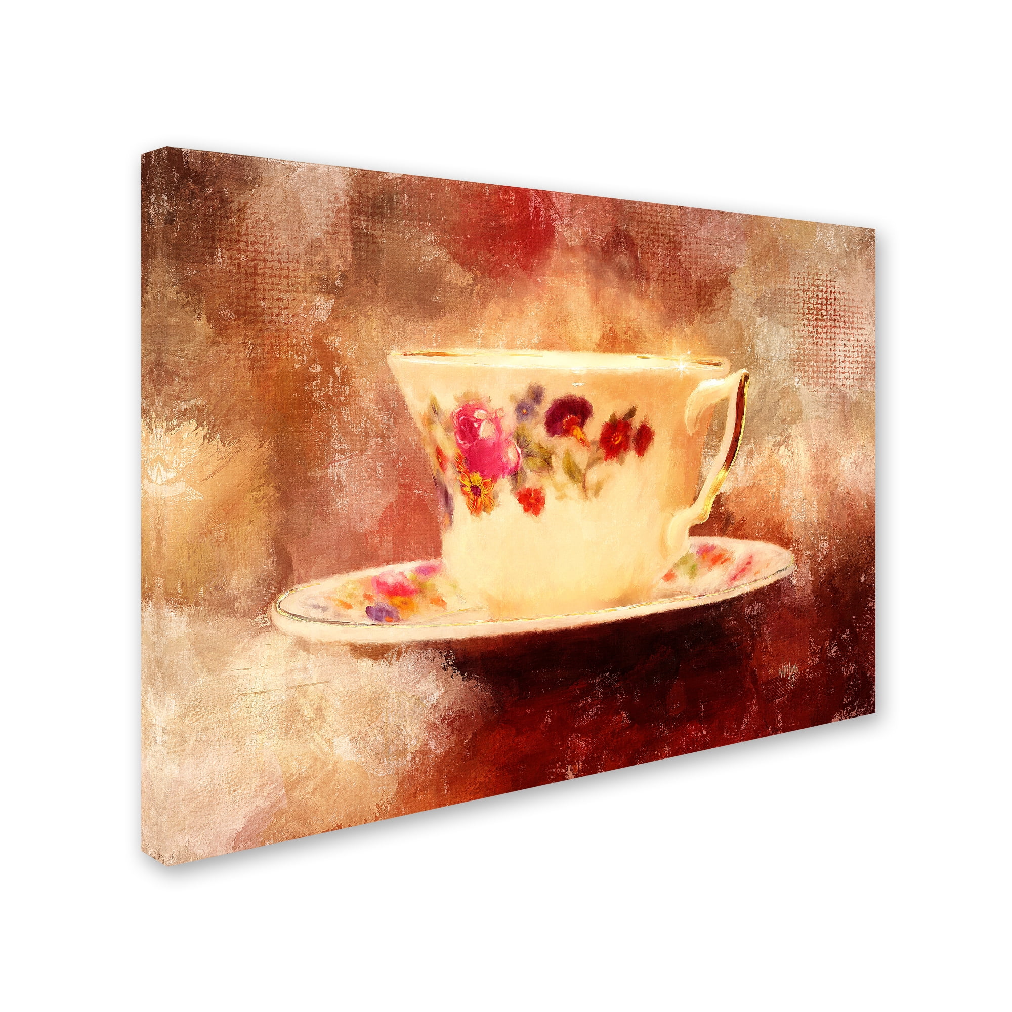 Trademark Fine Art "Time for Tea" Canvas Art by Lois Bryan
