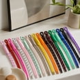 thumbnail image 4 of Beadable Keychain Cords, 18 Piece Colorful Loop Straps for DIY Bag Charms Jewelry Making Bracelets Crafts People and Adults, 4 of 5