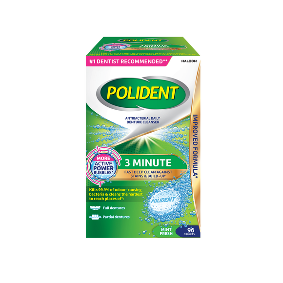 Polident 3 Minute Daily Denture Cleanser 96ct