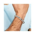 thumbnail image 6 of Stainless Steel Bracelet Men's Link, Other 7 mm 8.5 in Chisel Brushed and Polished with Magnetic Ball Accent Link, 6 of 6