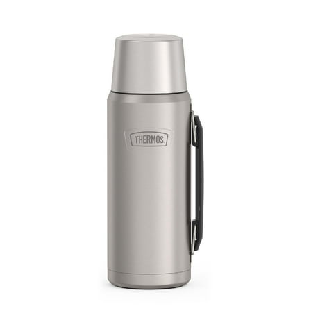 THERMOS ICON SERIES, Stainless Steel Beverage Bottle, Matte Stainless Steel, 40 oz