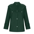 thumbnail image 4 of Women Long Sleeves Jacket Lightweight Zip Up Fall Coat with Four Pockets Casual Outdoor Hiking Jacket, 4 of 6