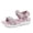 Pink, variant on Unisex K-ids Sport Sandals, Adjustable Strap EVA Soft Sole Summer Beach Shoes, Breathable Outdoor Casual Sandals for B-oys G-irls Ages 5-11