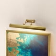 thumbnail image 2 of Lucas McKearn Chawton 1-Light Large Metal Wall Sconce in Aged Brass, 2 of 2