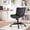 Black, variant on Armless PU Leather Office Chair, Ergonomic Swivel Task Chair with Wheels, Adjustable Height Computer Chair for Home Office