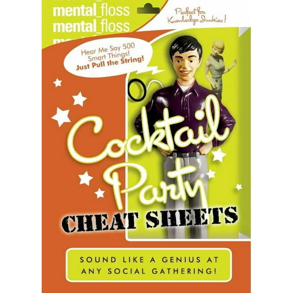 Mental Floss: Cocktail Party Cheat Sheets, (Paperback)