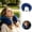 Blue, variant on Polyester Stuffable U-Shaped Travel Neck Pillow With Storage Pouch, Fill-With-Clothes Portable Inflatable-Free Neck Support Cushion(Grey)
