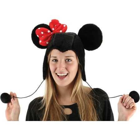 Morris costumes EL250081 Minnie Mouse Hoodie Hat