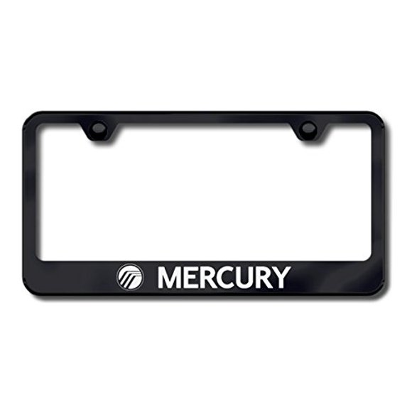 Auto Gold LFMRYEC Engraved Chrome License Plate Frame, Mercury