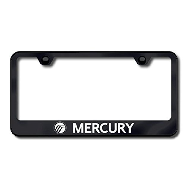 Auto Gold LFMRYEC Engraved Chrome License Plate Frame, Mercury