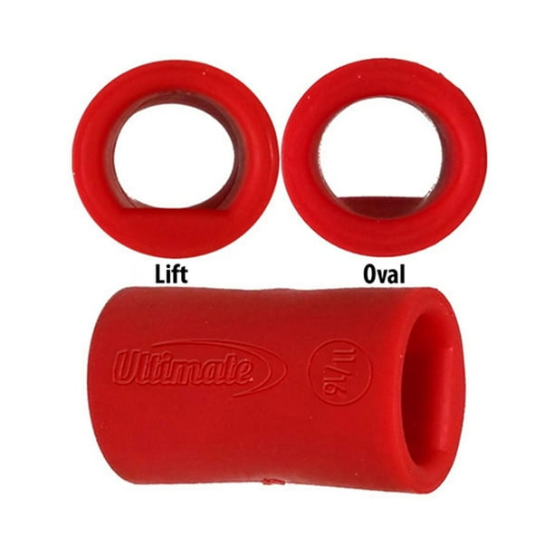 Ultimate Bowling Tour Lift Oval Sticky Finger Insert Red Pack of 10