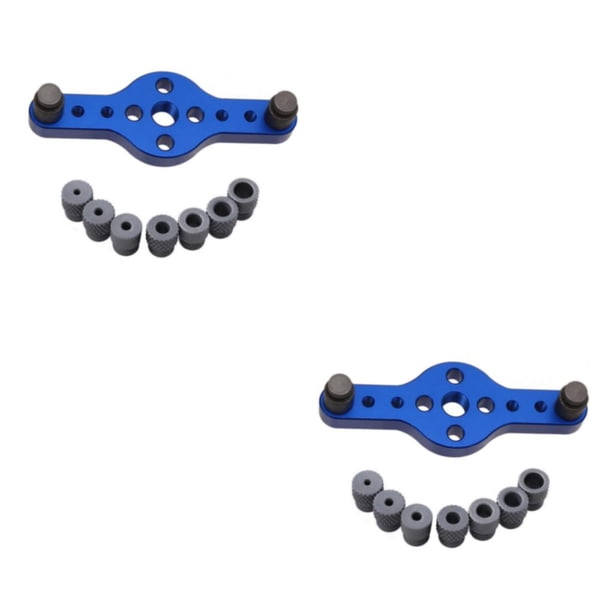 Moyic 2-10mm Sel Centering Doweling Set Locator Hole Wood Black Azul 2Conjunto