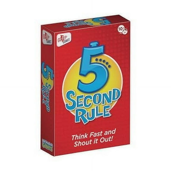 5 Second Rule Quick Play – Fast Thinking Family Card Game, Kids & Adults, Ages 8 