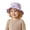 Purple, variant on Baby Bucket Hat Adjustable Lightweight Casual Wide Brim Hats Regular Fit Soft Cap for Boys & Girls Summer Headwear Purple One Size