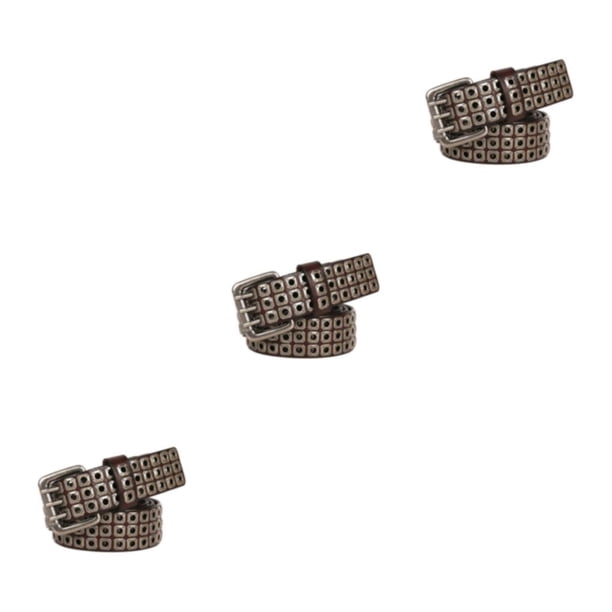 Qarigey Cinturones con estilo Cinturón ajustable hueco Mujeres Hombres Casual Correa masculina Cuero de vaca Moda Jeans Cintura Banda Color Type1 NO1
