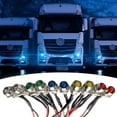 thumbnail image 4 of LOVIVER 10Pcs LED Indicator Lights Waterproof 12V DC with 22cm Wires Signal Lights, 4 of 8